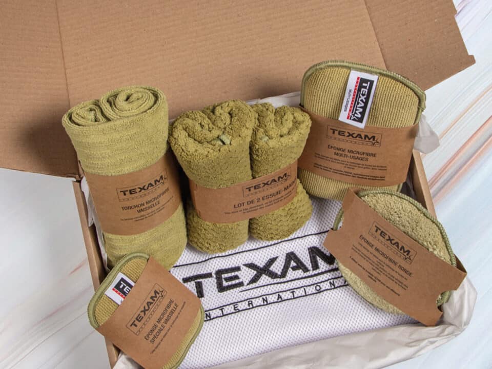 kit microfibres vert olive